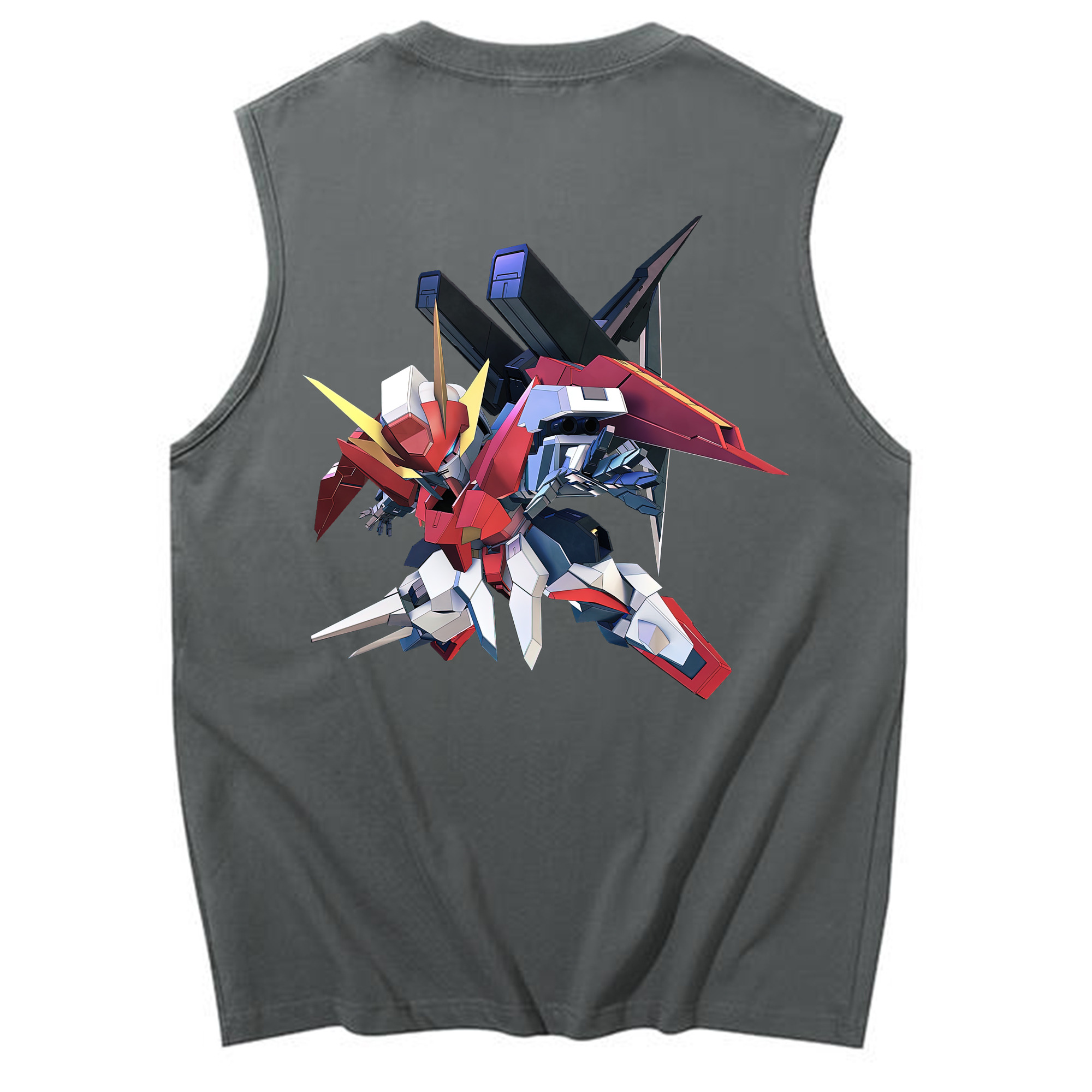 （画像用） 機動戦士ガンダム Mobile Suit Gundam コットン100％タンクトップ（背面プリント）